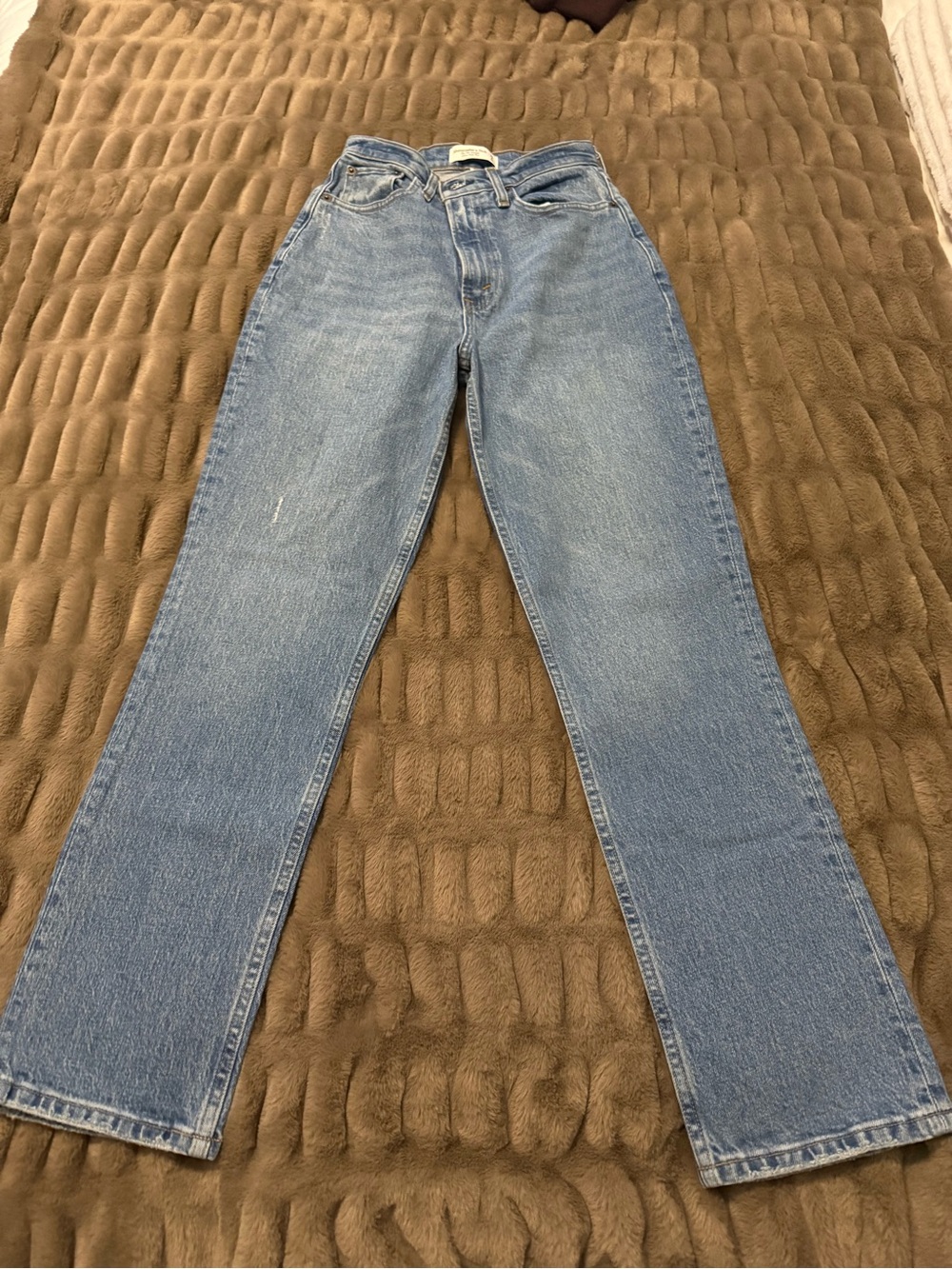 Abercrombie & Fitch Light Blue High-Rise Jeans